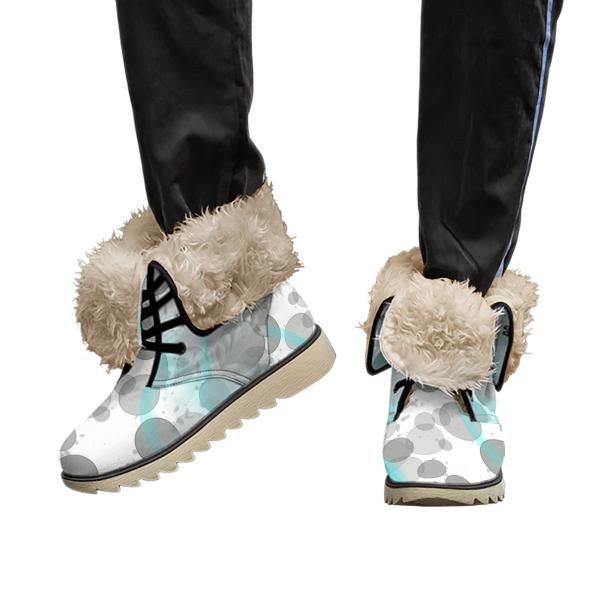 Winterboots mit Hundemotiv Elli - gefütterte Winterschuhe, Stiefel, bunt, Grösse 35-44, Mix, Mischling, Französische Bulldogge, Bully